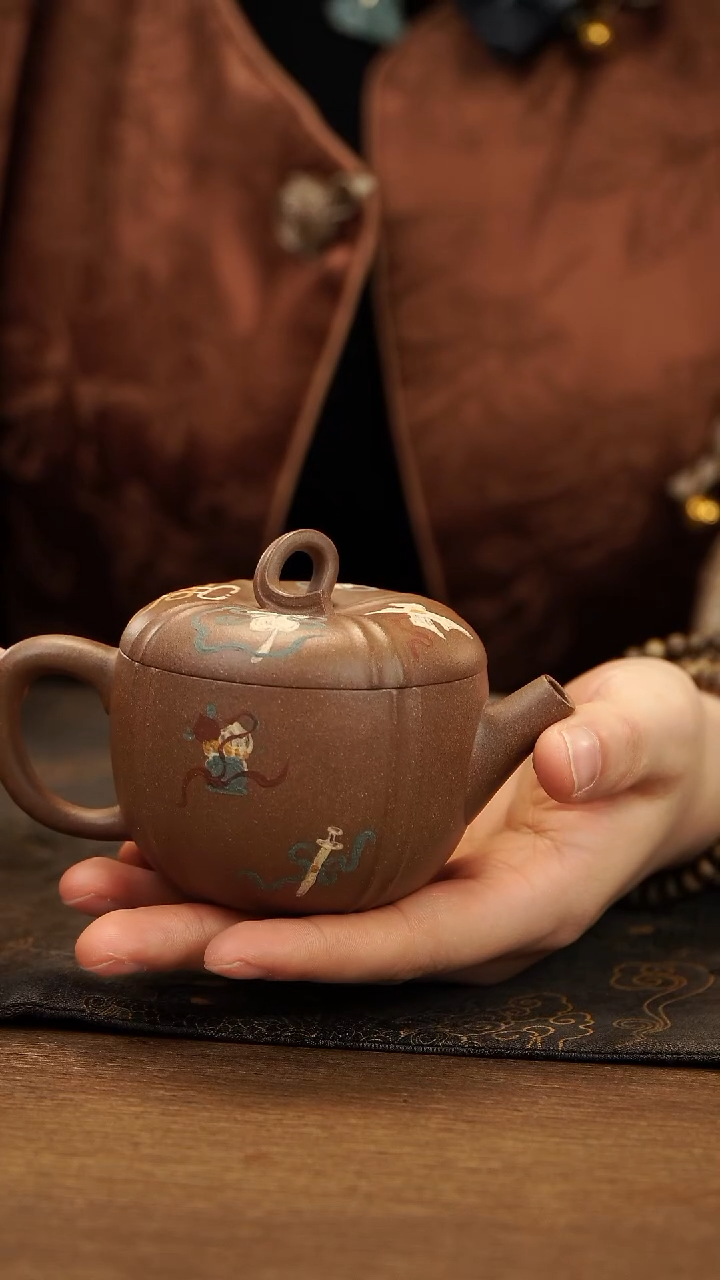 【闪购商品】紫砂茶壶吉祥八宝 