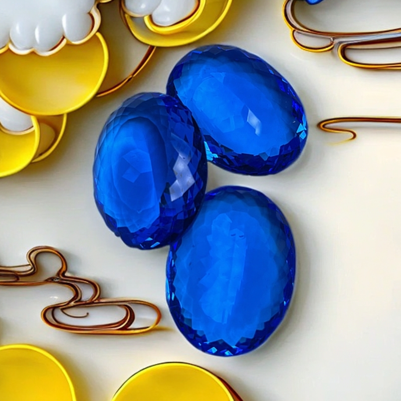 单颗裸石T407-2精美时尚百搭男女同款首饰(多样性发一)