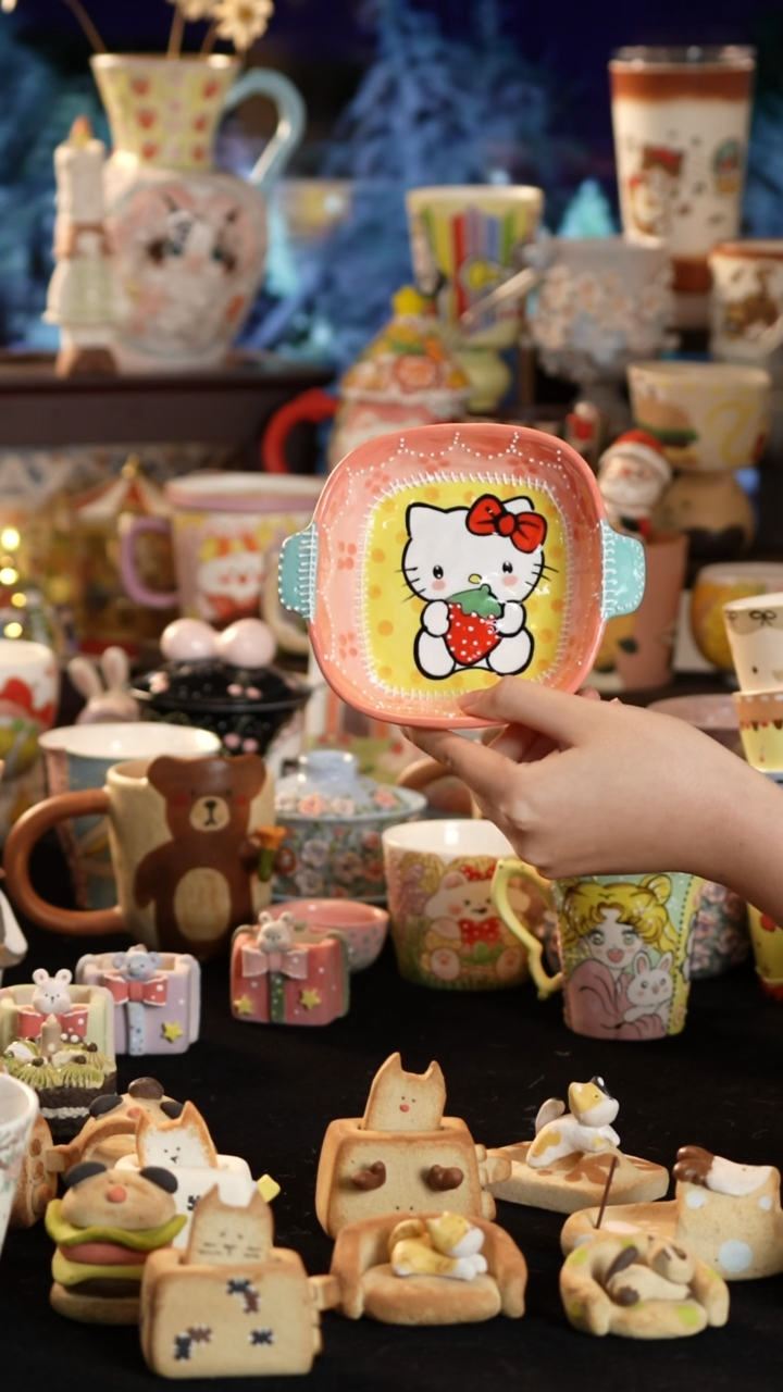 其他陶景德镇釉下彩手绘设计师款陶瓷