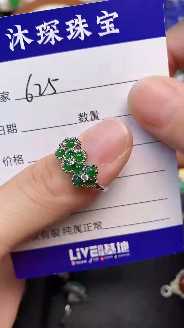 翡翠戒指未镶嵌6250