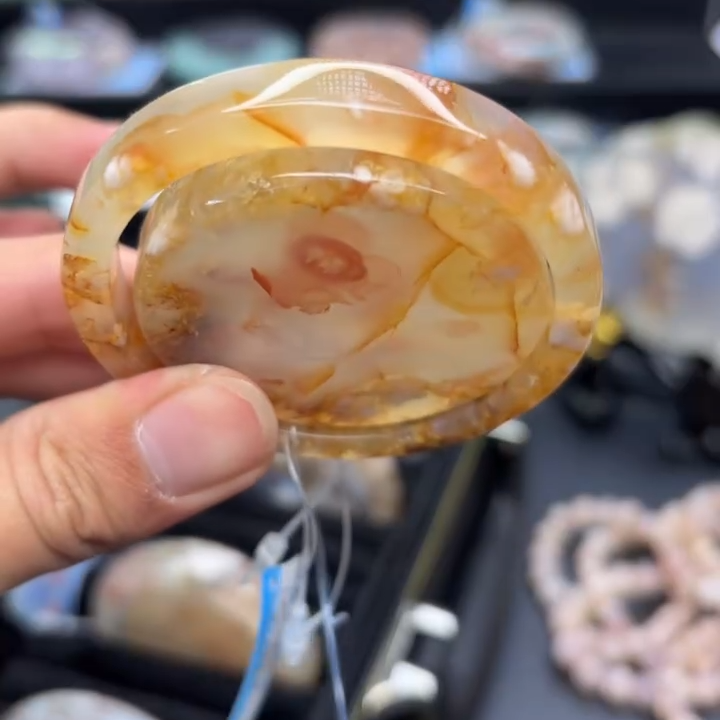 非金属布艺手镯 非金属手镯琦丽雅樱花手镯54圈C844