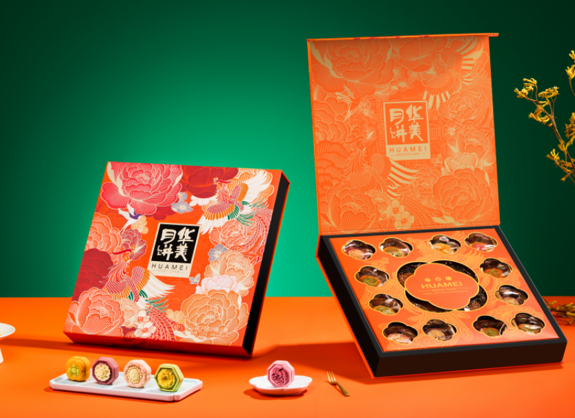 【小时达】华美花团锦簇月饼礼盒1020g