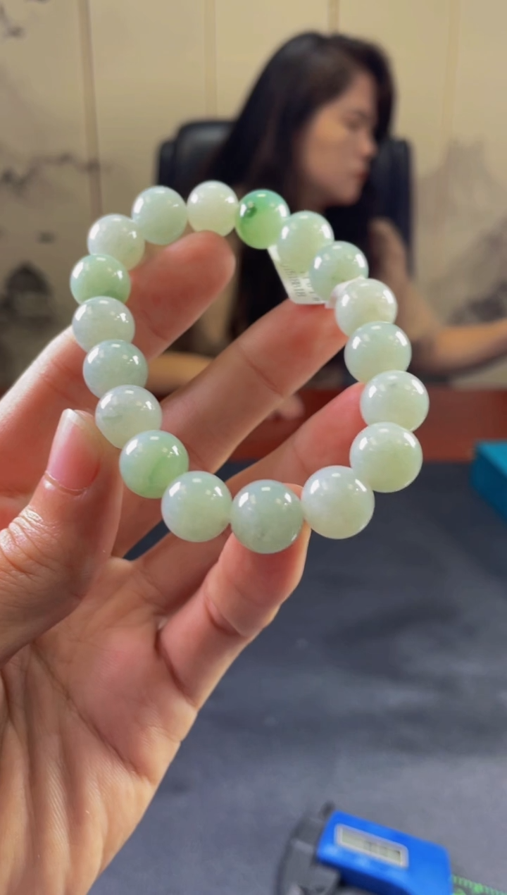 未镶嵌定制翡翠珠串 拍一发一