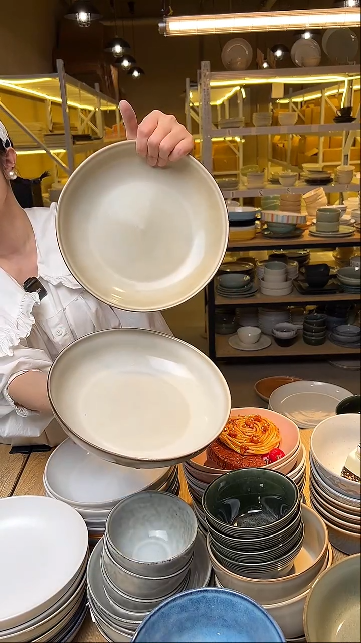 瓷217外贸尾货窑变釉下彩默认微瑕