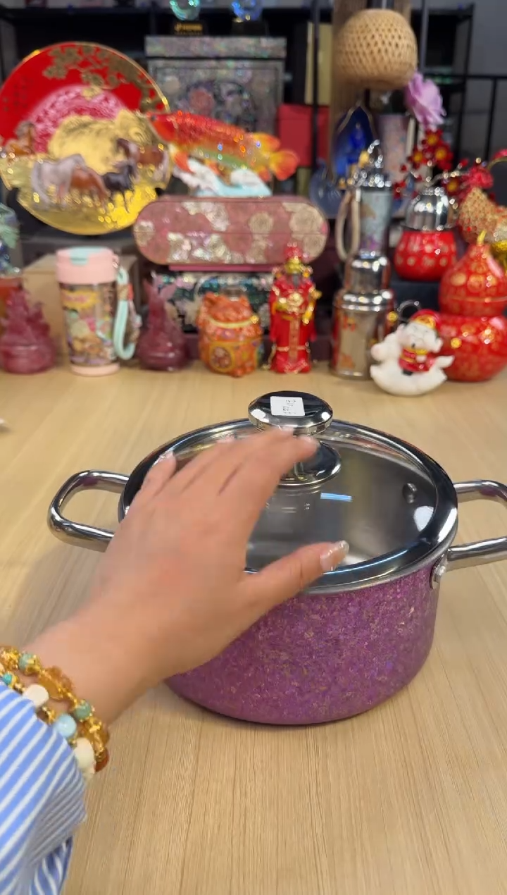 233纯钛汤锅-紫色