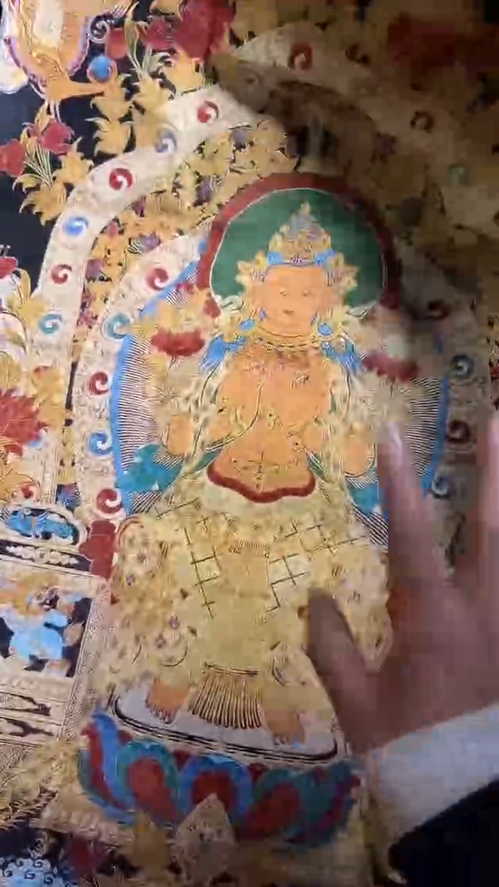 卷轴画元亩精品精品  刺绣