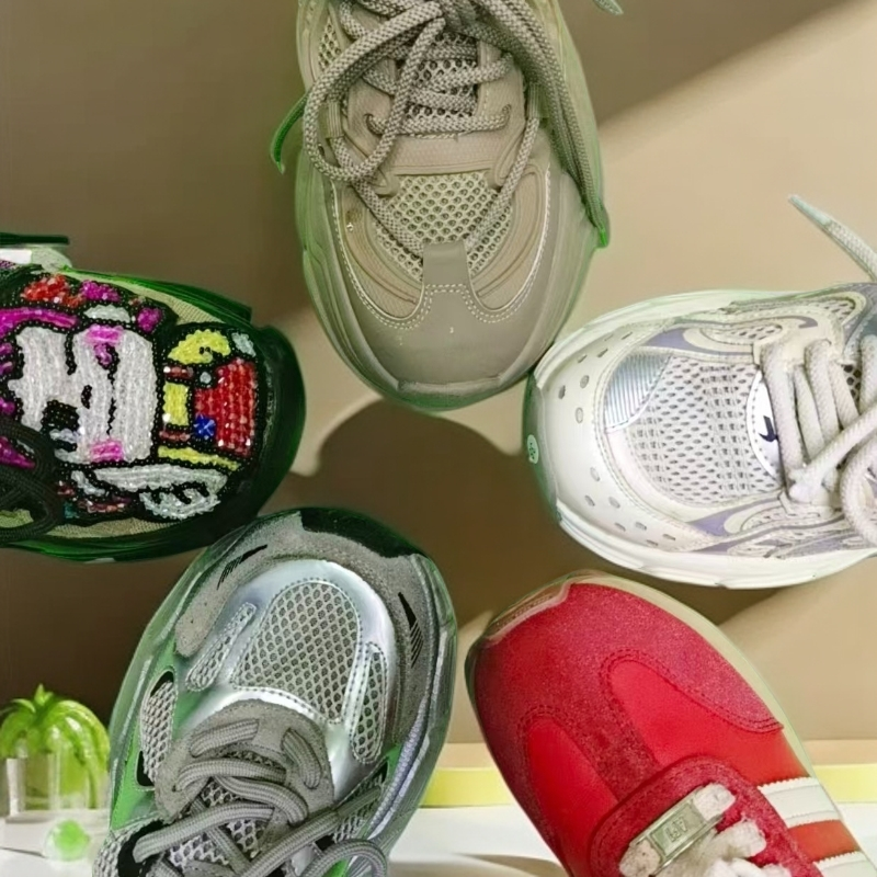 百搭鞋子跑鞋网面四季老爹鞋女士潮流