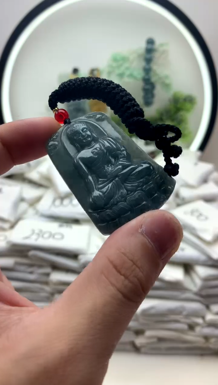颈饰未镶嵌翡翠阿弥陀佛1