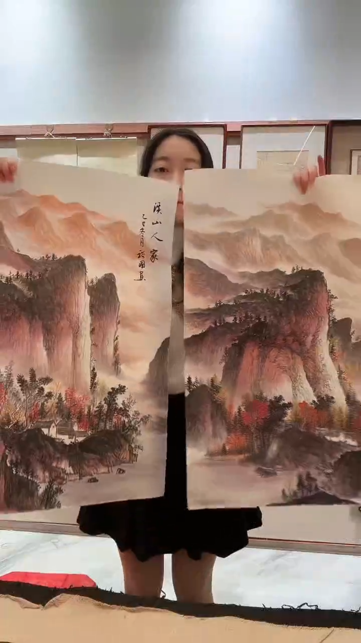 国画大*方JX周老师国画作品两件