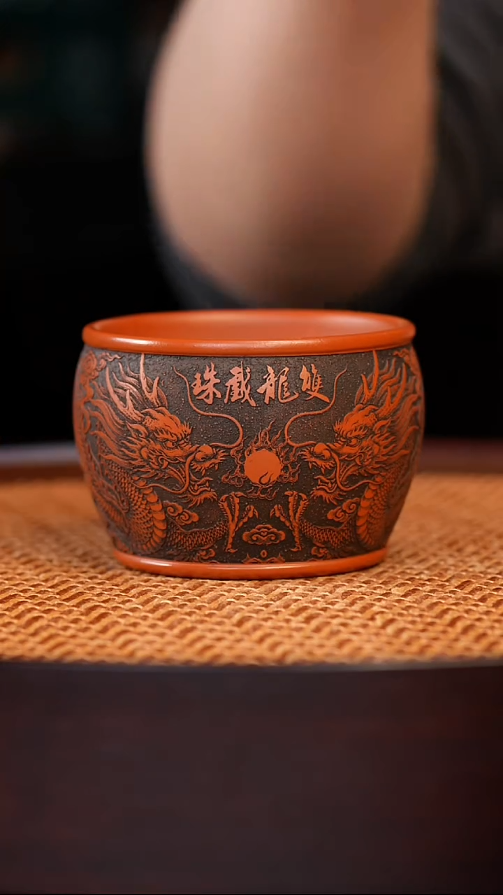 茶杯紫砂宜兴原矿全手工紫砂杯