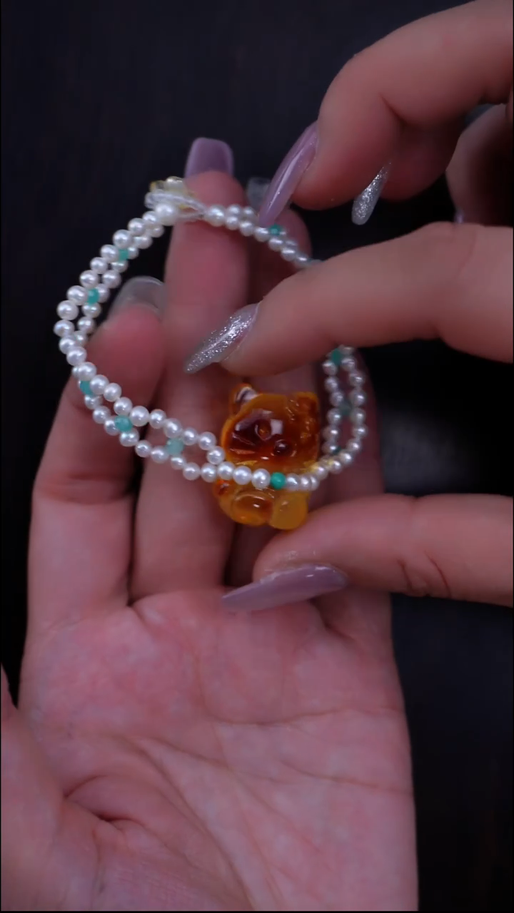 琥珀颈饰未镶嵌12.12日 19号链接