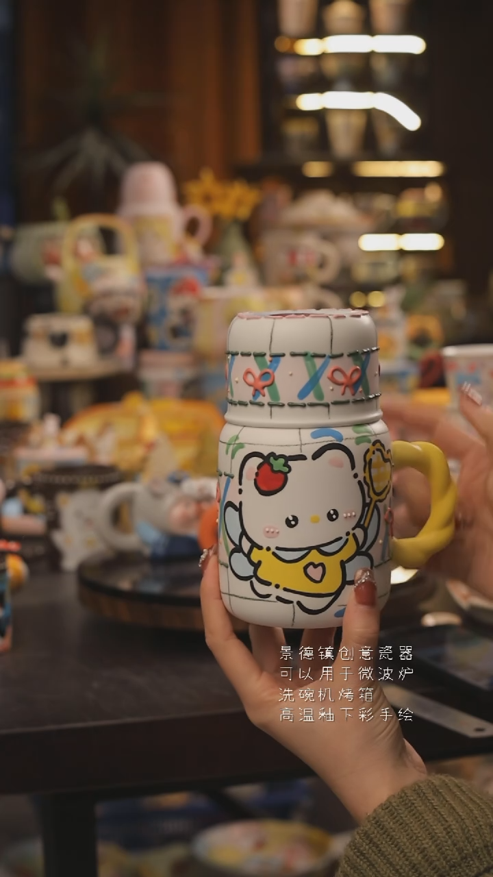 景德镇釉下彩绘设计师款式陶瓷