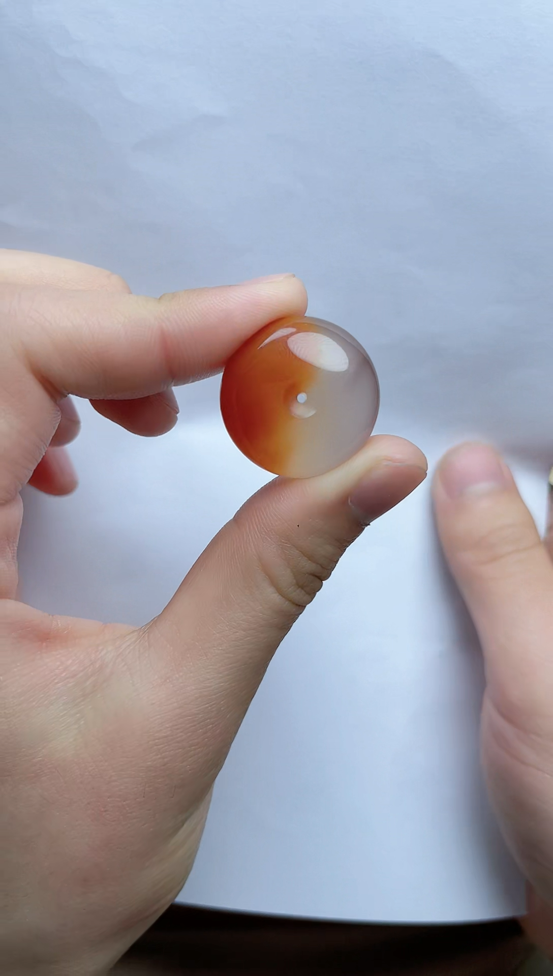 【闪购商品】南红玛瑙颈饰未镶嵌平安扣kk