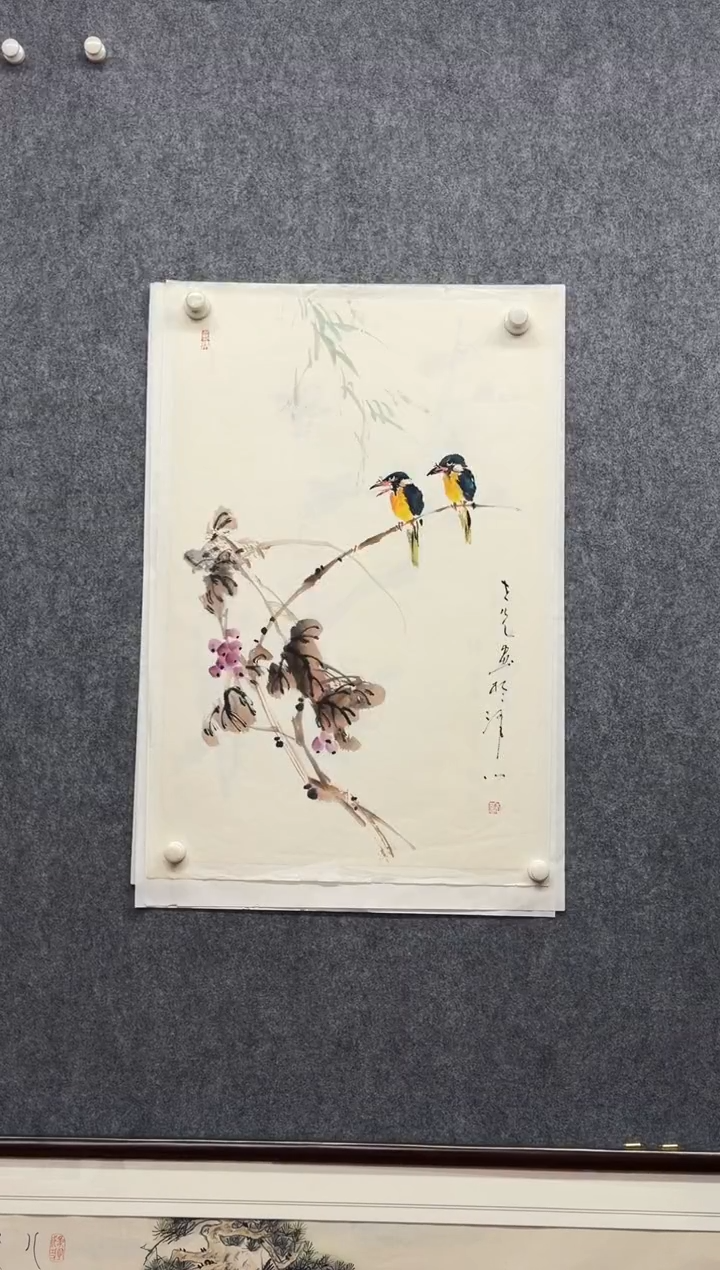 纸本45*70手绘国画作品定制