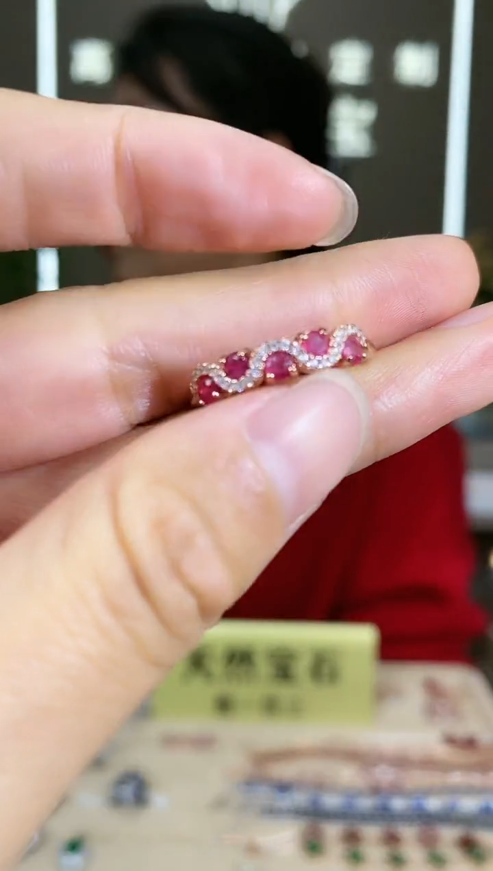 【闪购商品】彩色蓝宝石手饰银S925镶嵌手饰