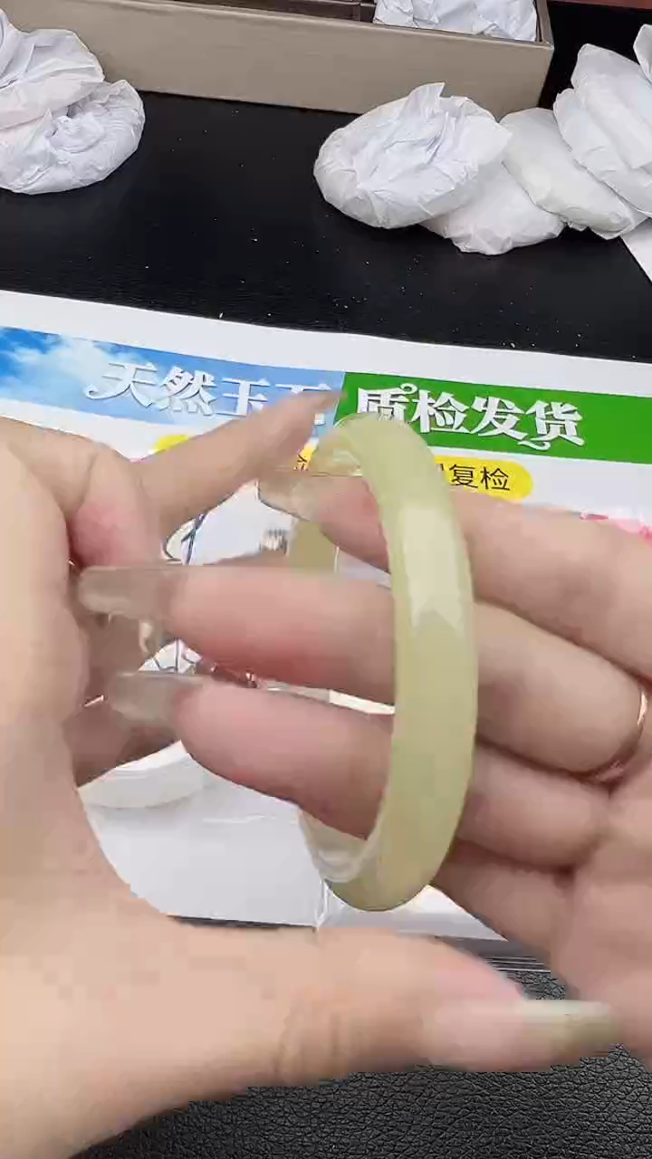 未镶嵌手镯石英质玉圈口 55 56