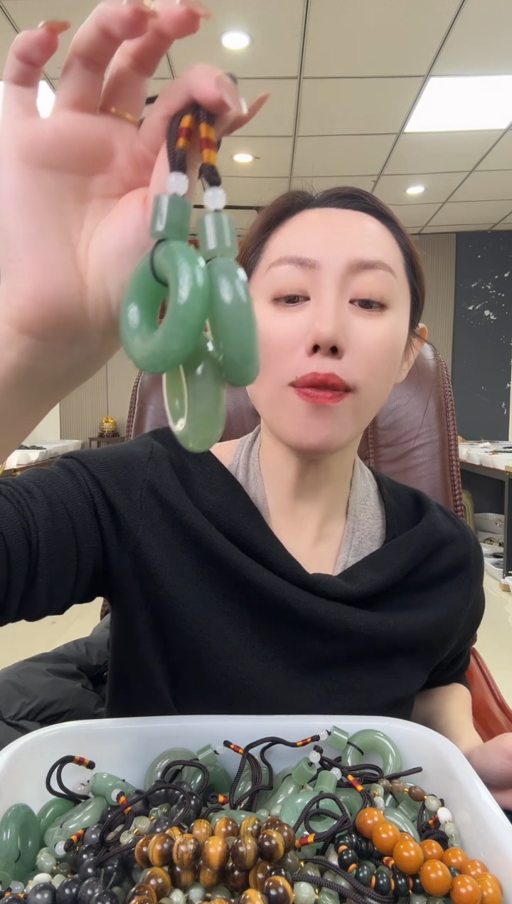 未镶嵌透闪石质玉把件东陵玉 手把件