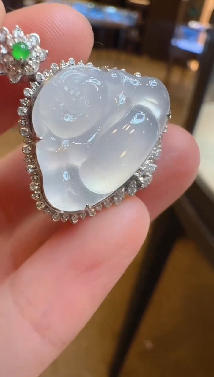 【闪购商品】翡翠吊坠(不含链)18K金镶嵌多样性团购发一件