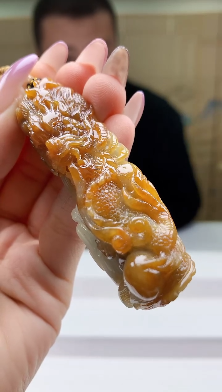 定制翡翠未镶嵌4898ty-毛货挂件105