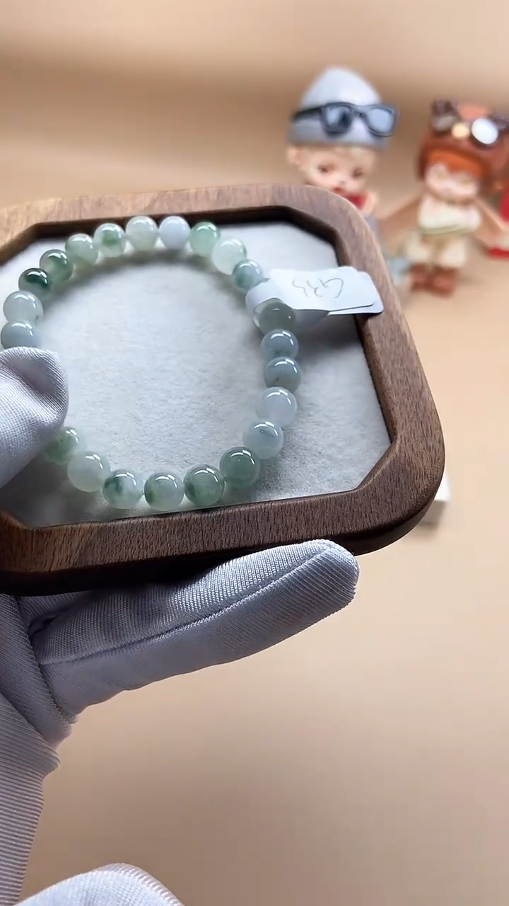 【闪购商品】翡翠手串未镶嵌天然翡翠A货G33