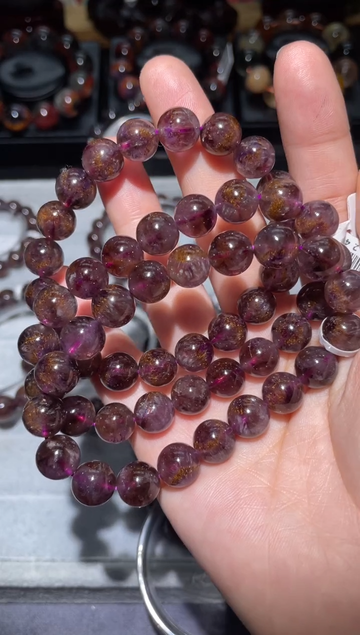 【闪购商品】水晶手链未镶嵌极光单圈10mm多样性发其一