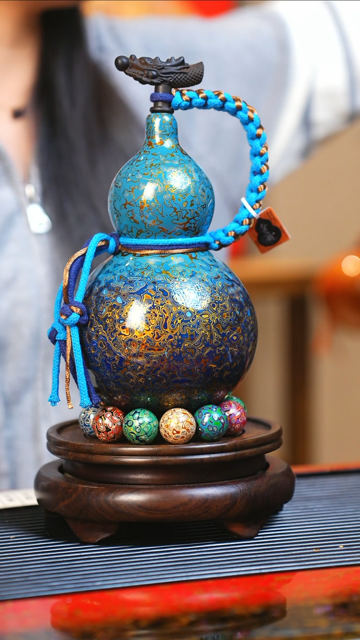 【闪购商品】JY114大师姐臻选非遗大漆酒葫芦