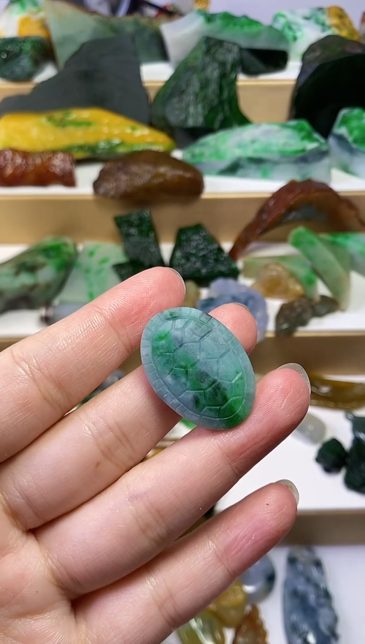 颈饰未镶嵌翡翠夏***子168天然翡翠