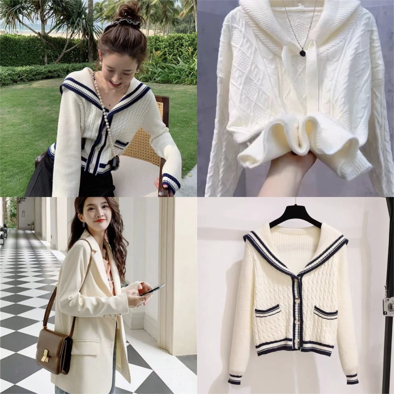 【661-670】可盐可甜小众女装毛衣针织衫