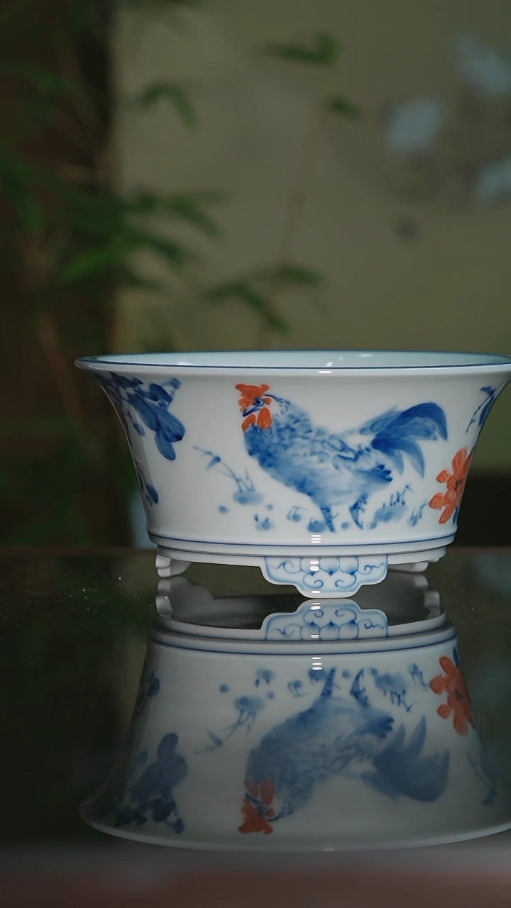 【闪购商品】摆件手工手绘内口13.3高7.3深