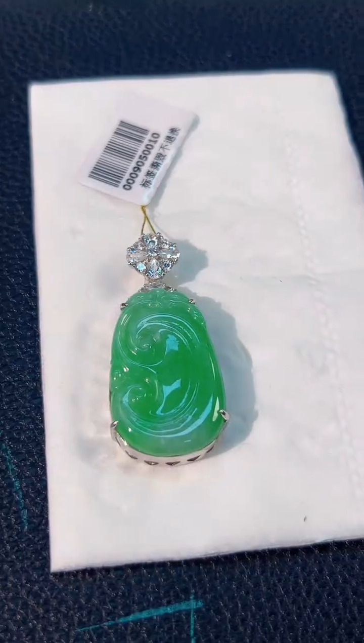 颈饰未镶嵌翡翠 缅料A货/支持复检/一件