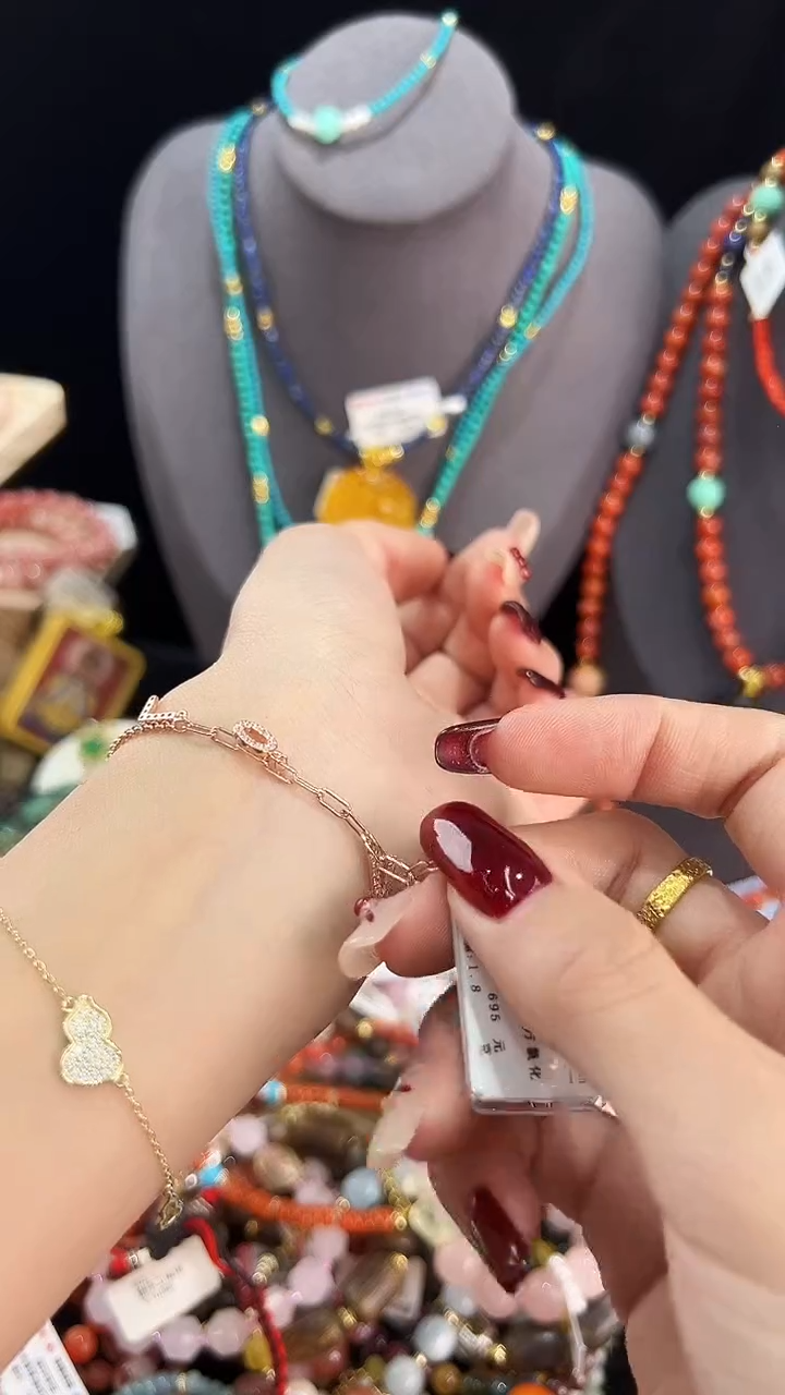 【闪购商品】玛瑙/玉髓手链银S925镶嵌手串