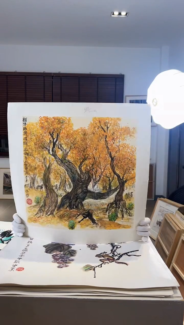 【闪购商品】版画耿玉琨限量作品亲签盖章版画S