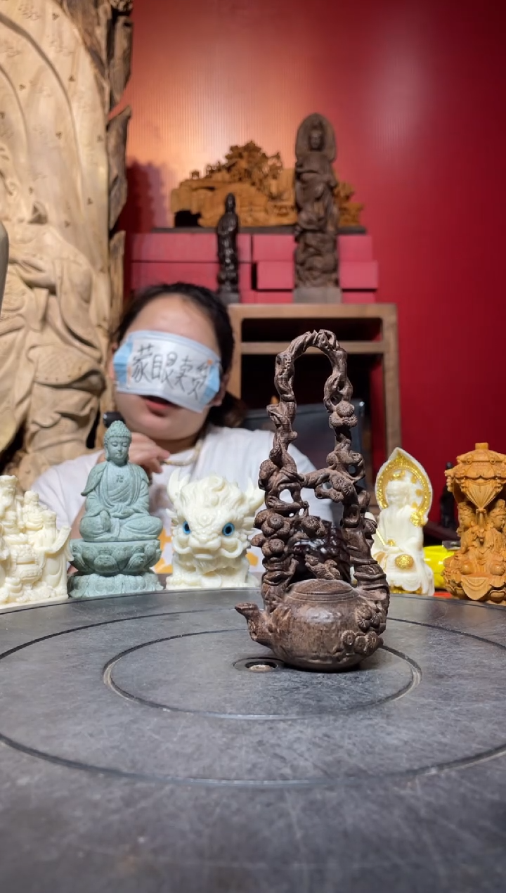 风车木（黑檀木）把件(直播推荐)  
