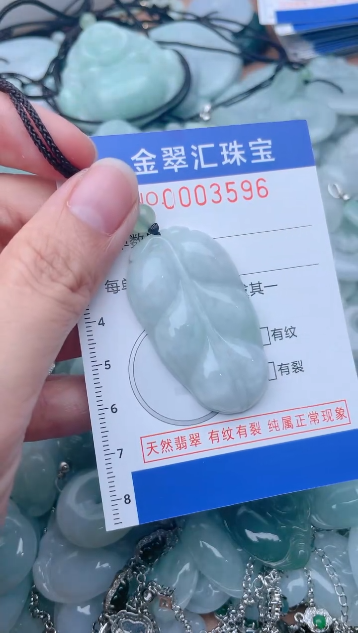 颈饰未镶嵌翡翠3596