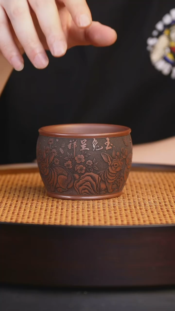 宜兴全手工紫砂杯