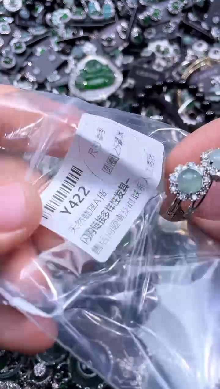 【闪购商品】翡翠颈饰未镶嵌Y422戒指 多样性发其一