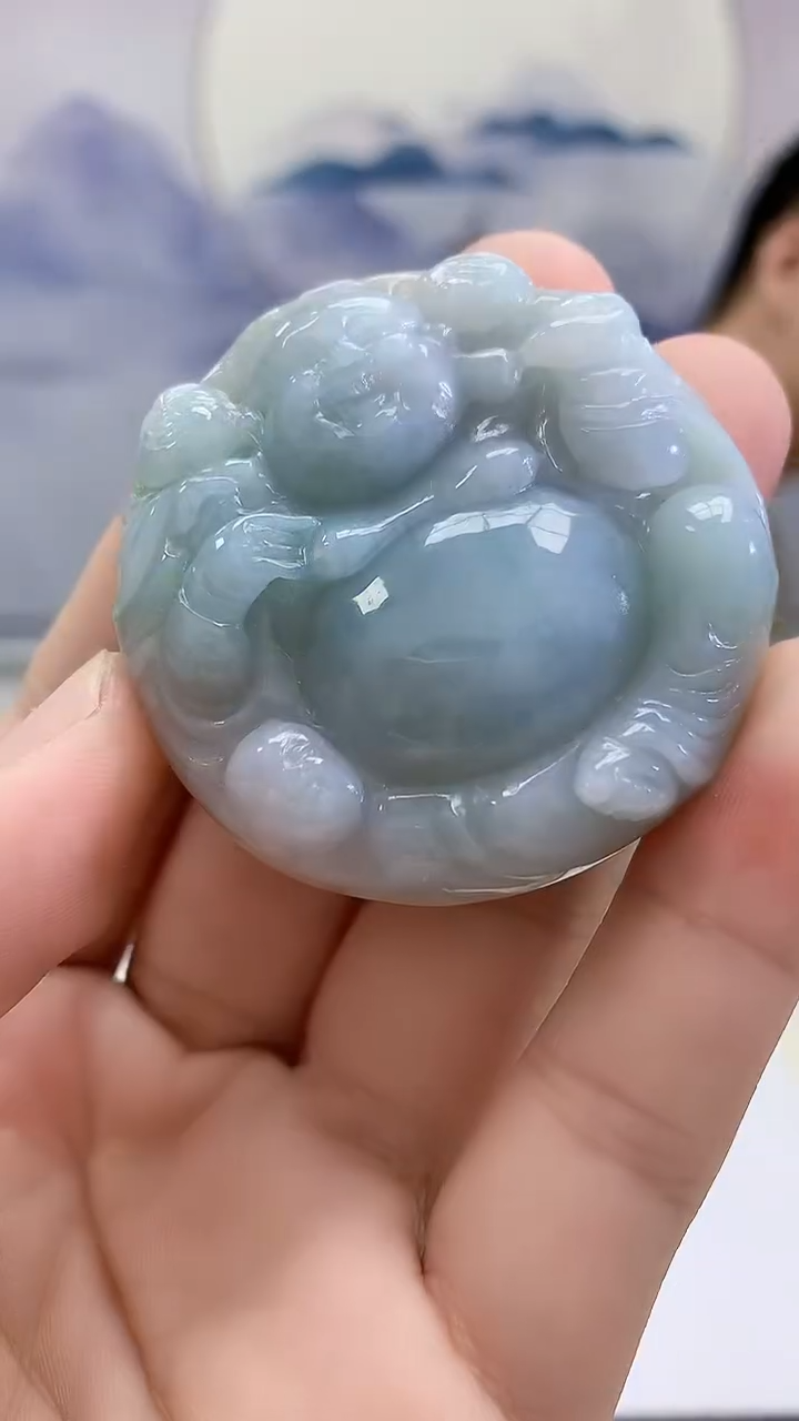 定制翡翠未镶嵌5158bb-毛货挂件33