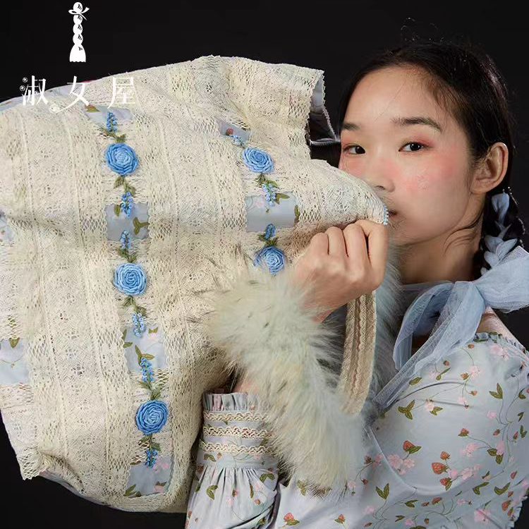 莎士比亚。时尚高颜值大容量单肩手提绣花时尚美丽②