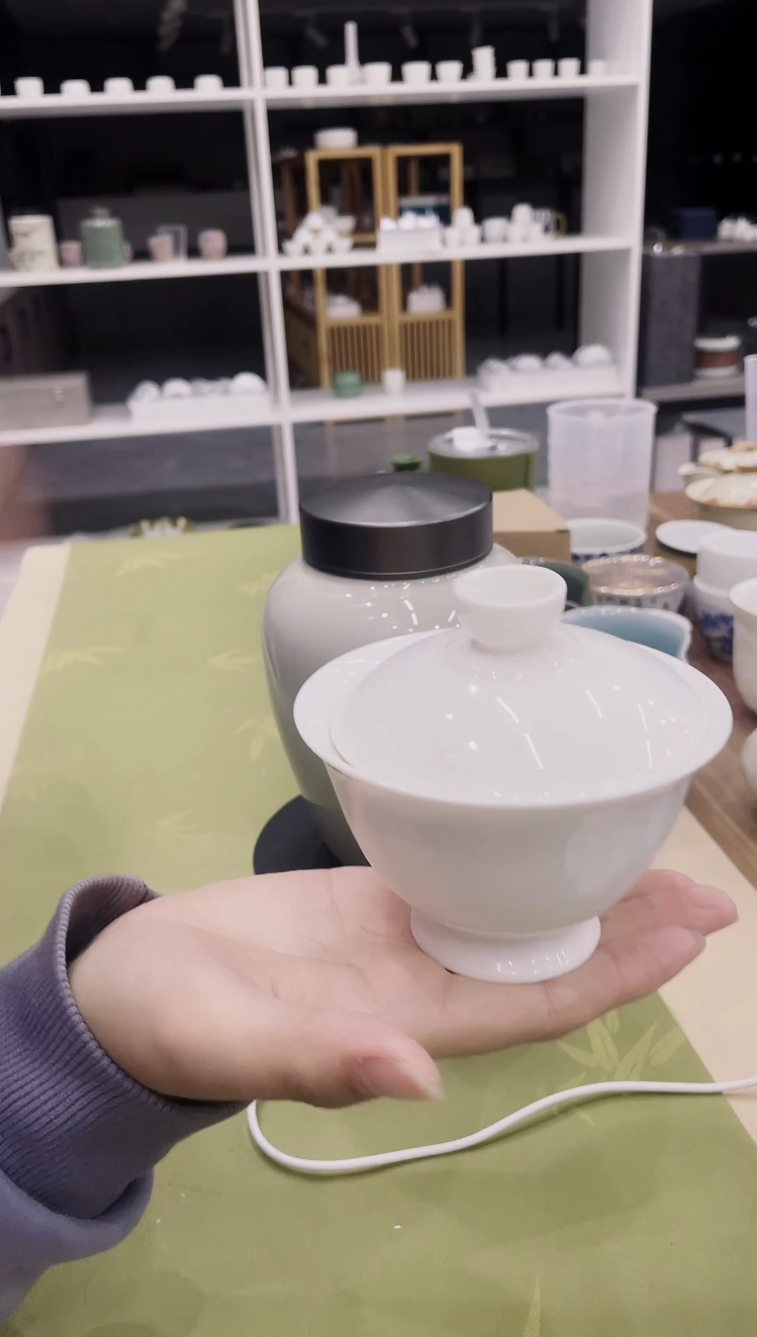 【闪购商品】【席欢李商城】10.4号盖碗