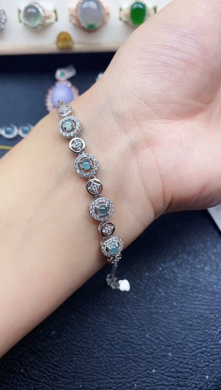 【闪购商品】翡翠戒指银S925镶嵌11111