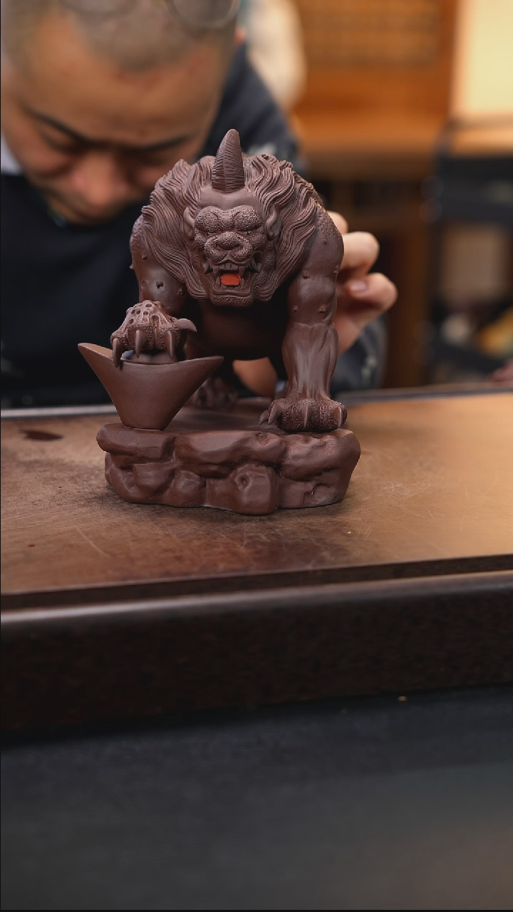 紫砂茶宠紫砂镇财