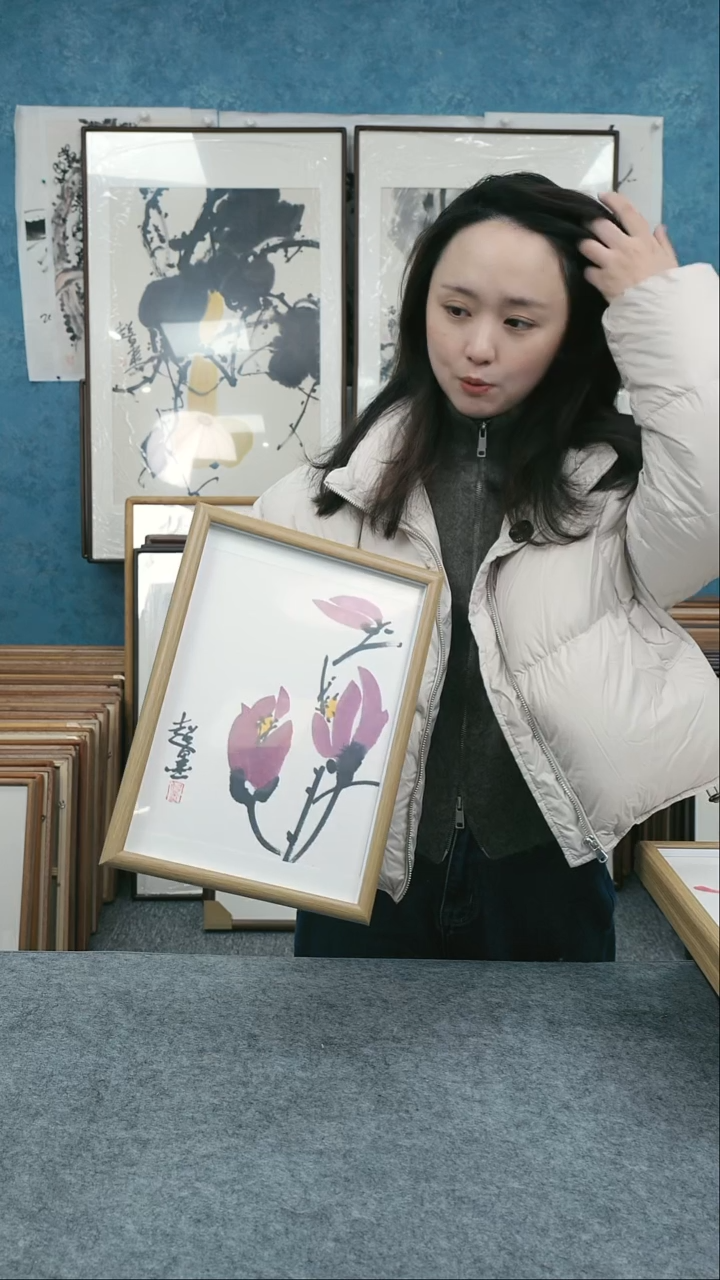 【闪购商品】国画10寸本土老师木质摆台