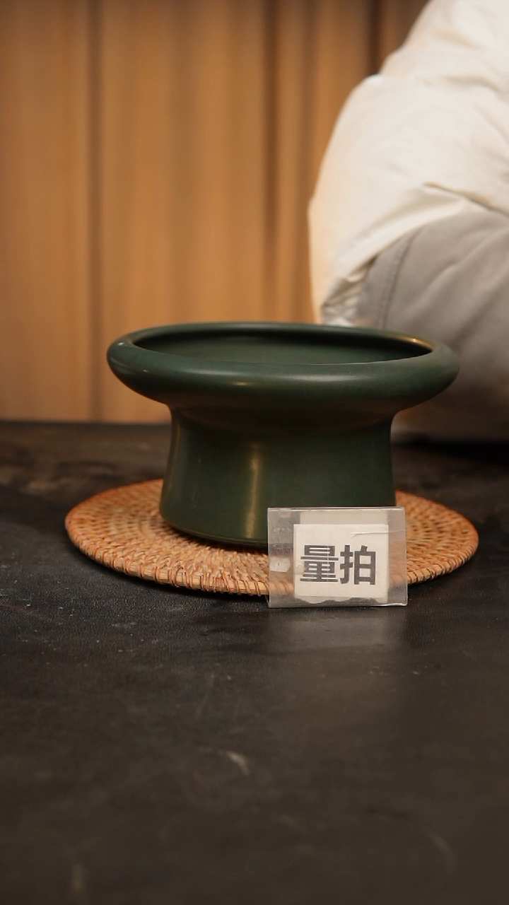 【闪购商品】瓷片泥泥手工花盆口14高9