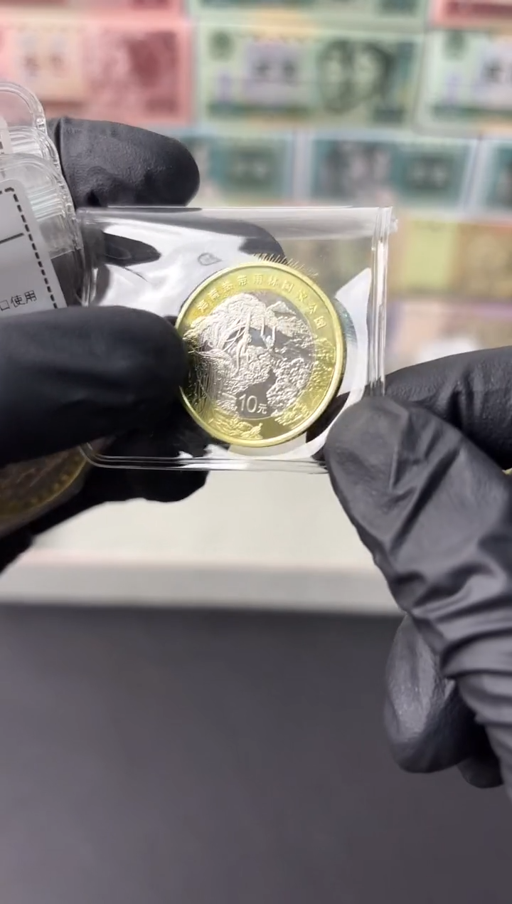 海南热带雨林纪念币 单枚