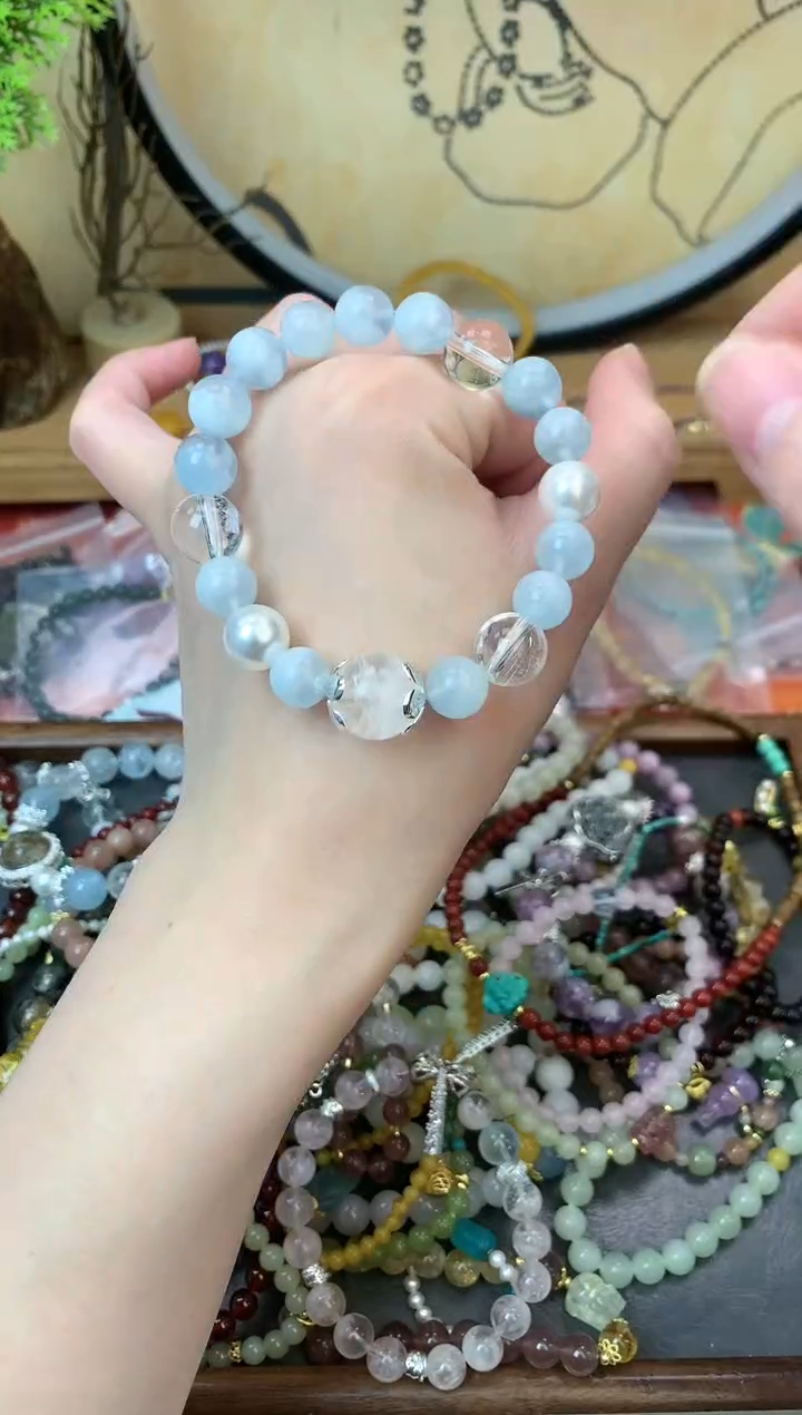 【闪购商品】海蓝宝石手链未镶嵌904