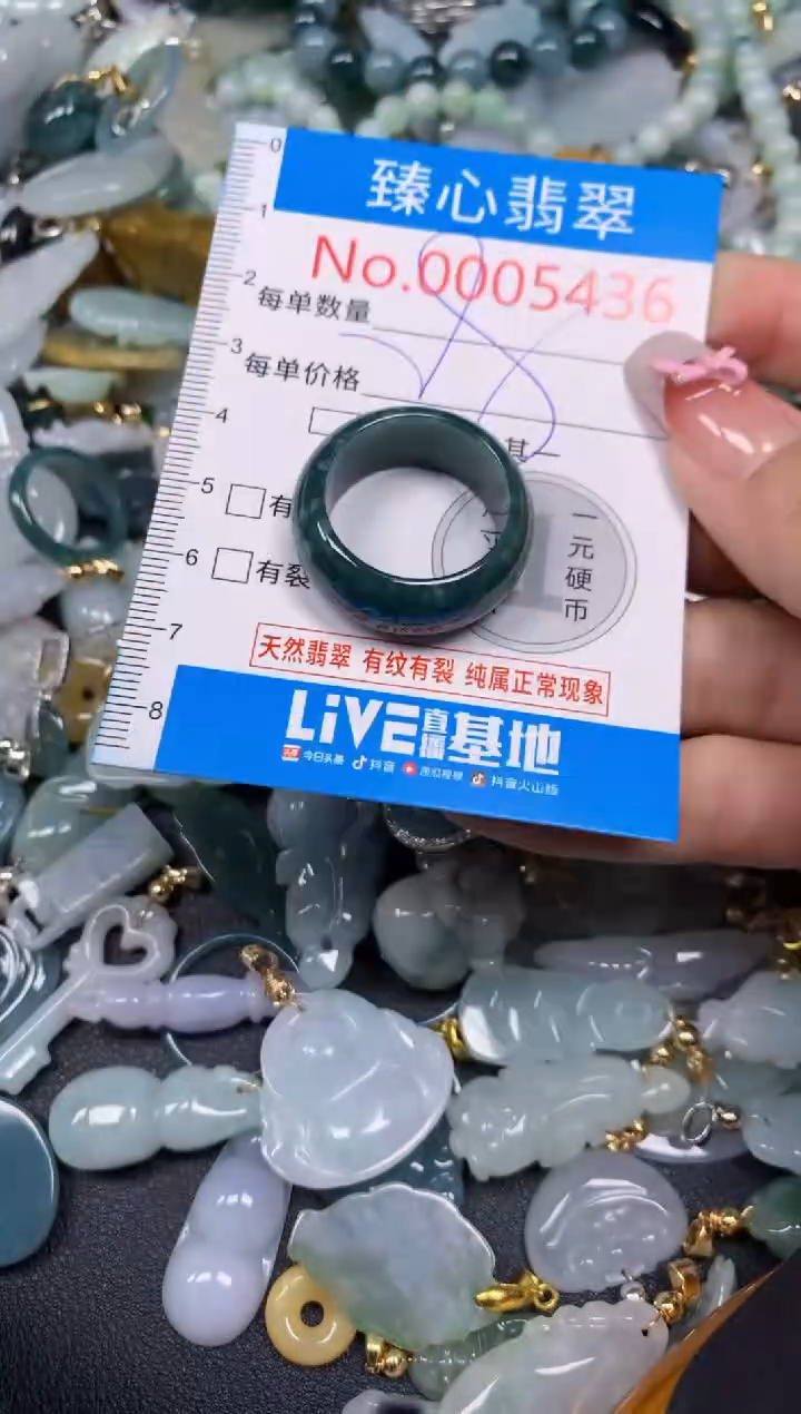 【闪购商品】翡翠颈饰未镶嵌含绳0005436