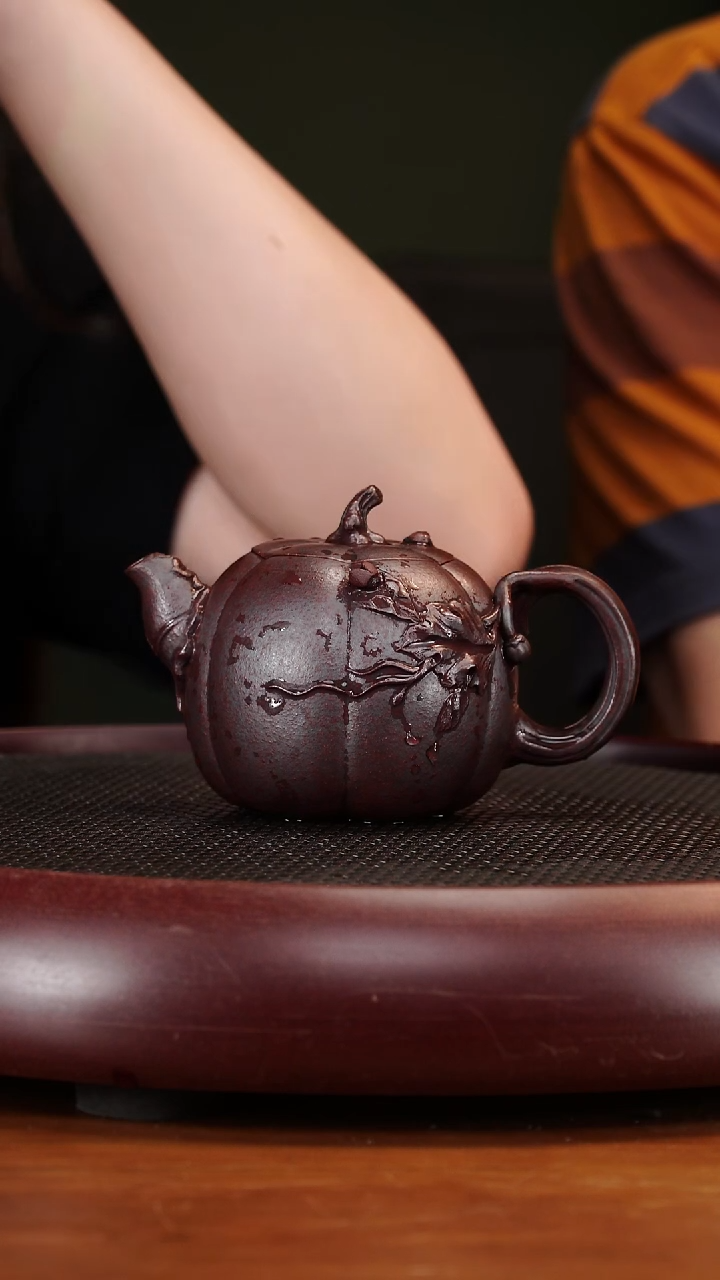 茶壶紫砂51CYL南瓜 紫御砂260cc