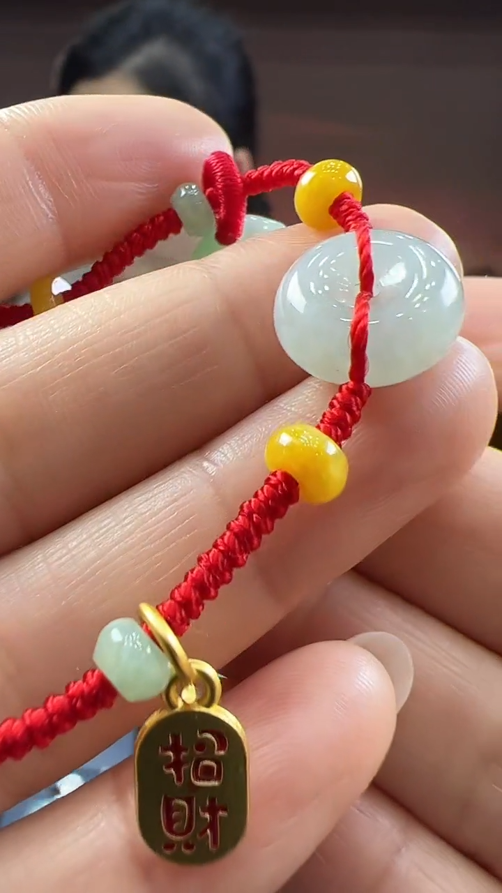 未镶嵌挂件翡翠平***！脚丫脚链