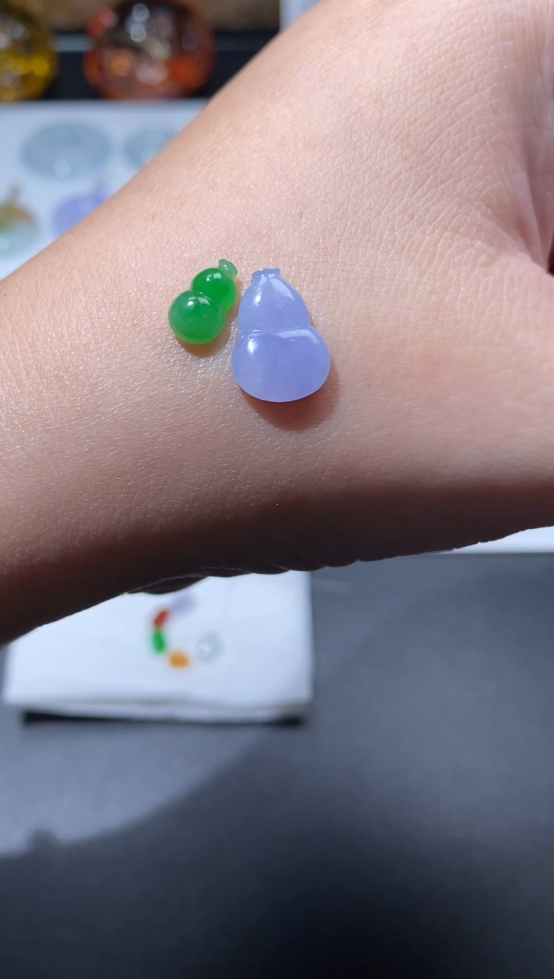 未镶嵌定制翡翠葫芦