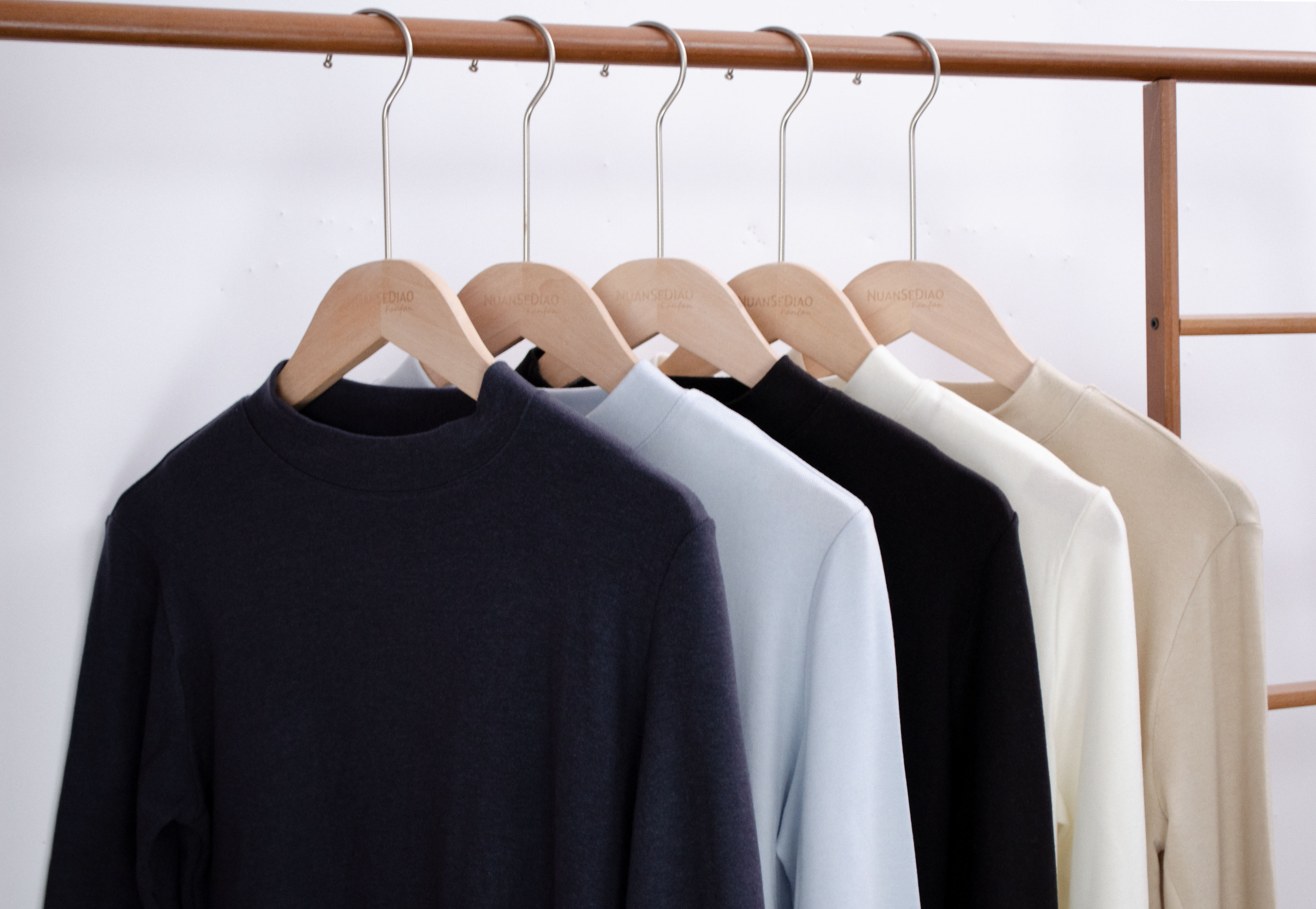 【奶皮子半高领】保暖磨毛内搭醋酸羊毛肉感打底女秋冬新款简约百搭